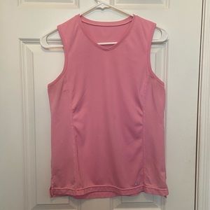 Pink workout top